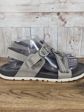 Chaco Women's Lowdown Gray Strappy Flat Sport Sandals Size 9
